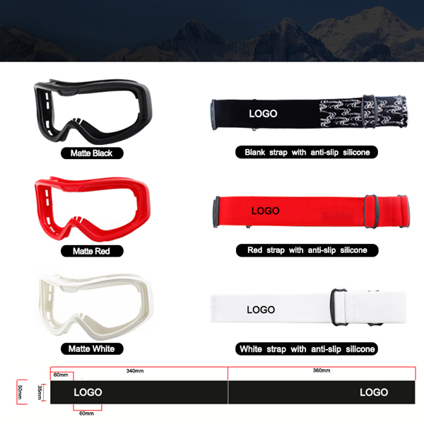 Moda esférica magnética para óculos de esqui de snowboard - Bang Long