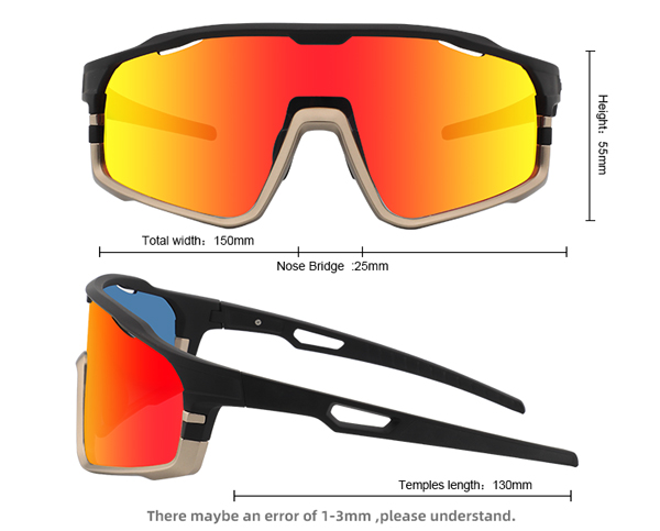 Óculos de sol esportivos Elite Cycling para desempenho ideal - Bang Long